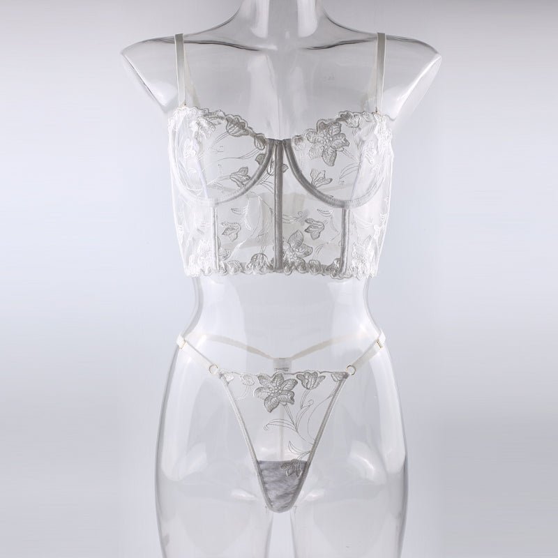 Sheer Corset Boned Shaping Set - yummysecret